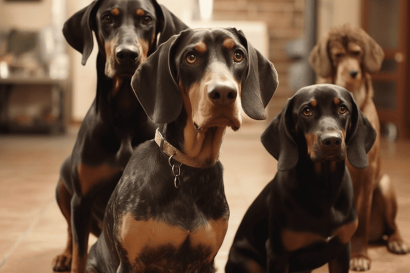 Black and Tan Coonhound Compatibility with Other Pets