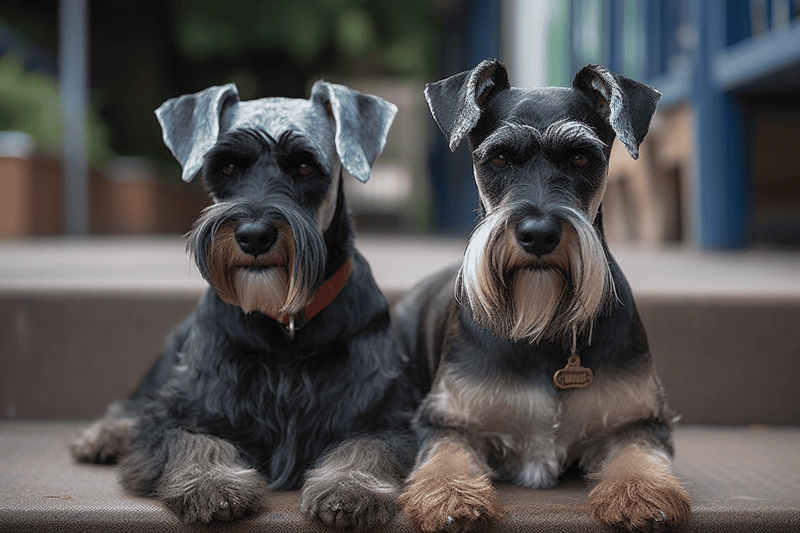 Comparing Male and Female Standard Schnauzers
