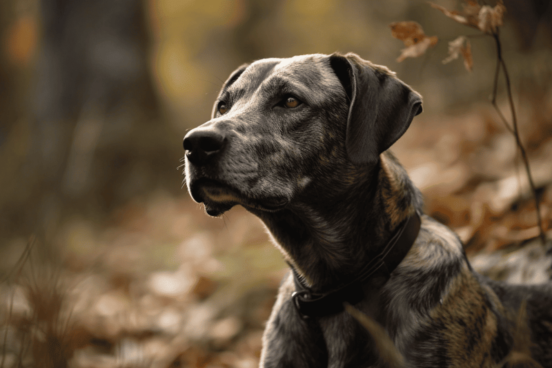 A close-up of a beautiful, attentive dog outdoors. Perfect for pet care and dog lover content, showcasing a loyal canine companion.