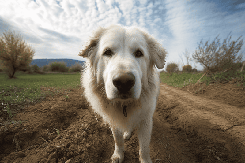 Dog GPS collar with real-time tracking for pet safety and security.