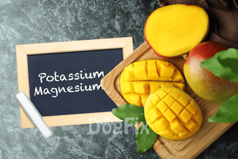 Fresh mango with potassium and magnesium for healthy energy levels.