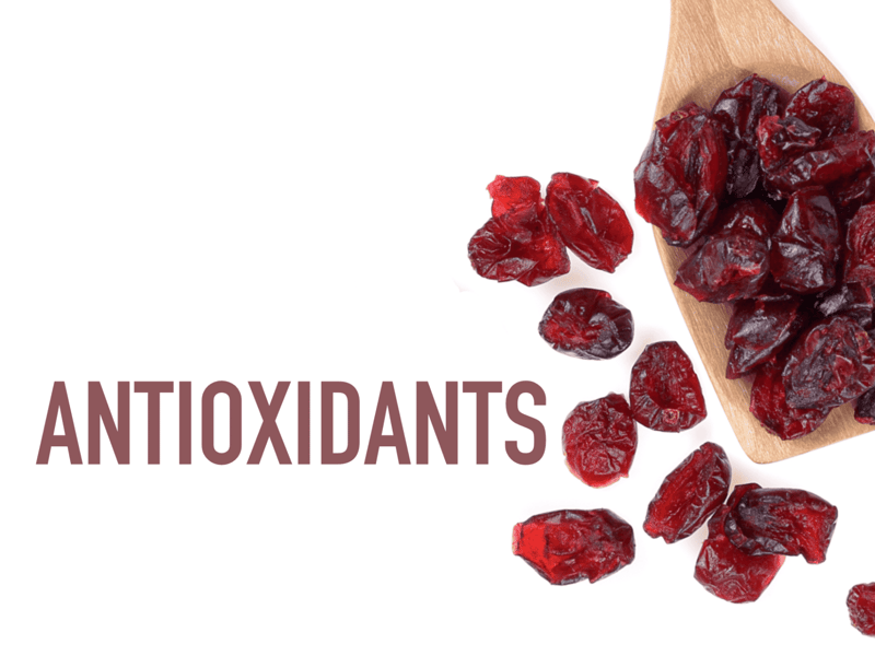 Antioxidants in Dried Cranberries