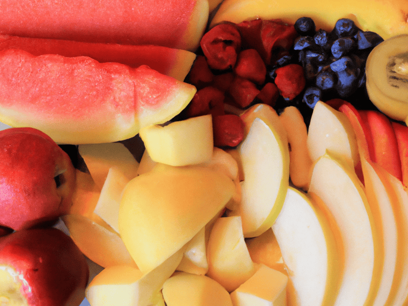 Healthy dog treats made with fresh fruit for antioxidants and vitamins.