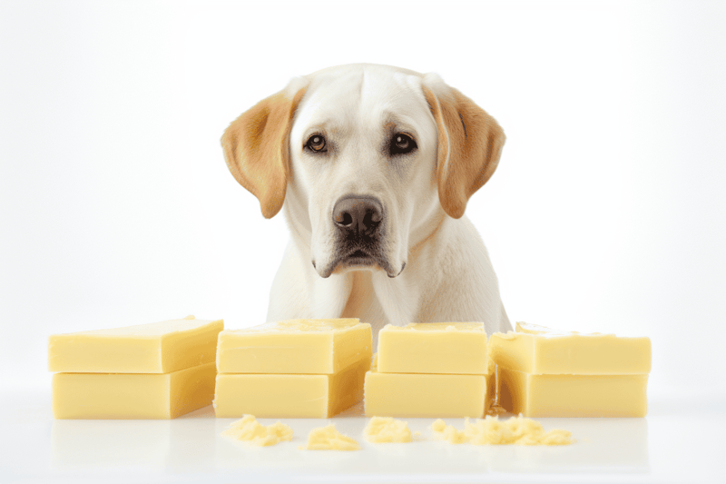 Dog treats with cheese for healthy, tasty snacks for dogs.