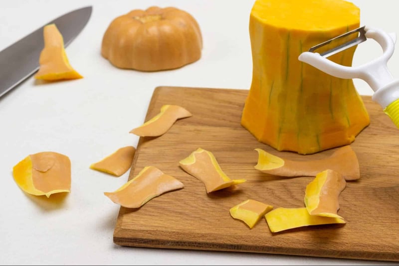 Fresh pumpkin slices for homemade dog treats, nutritious and dog-friendly.