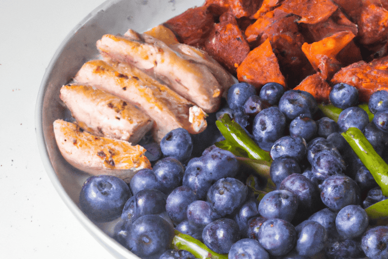 Mixing With Veggies And Fruits