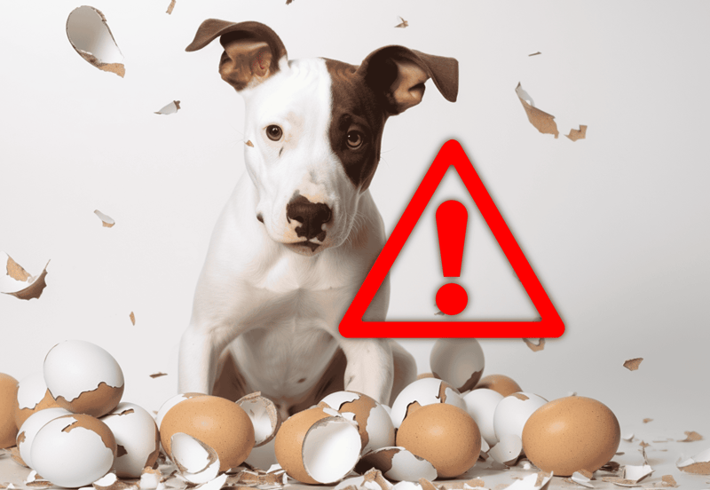Potential Risks of Dogs Eating Eggshells