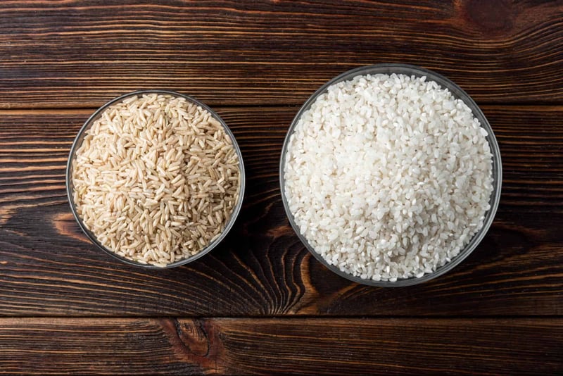So, brown rice or white rice