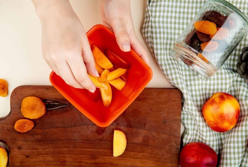 Fresh fruit and vegetable dog treats in the development stage for healthy pet snacks.