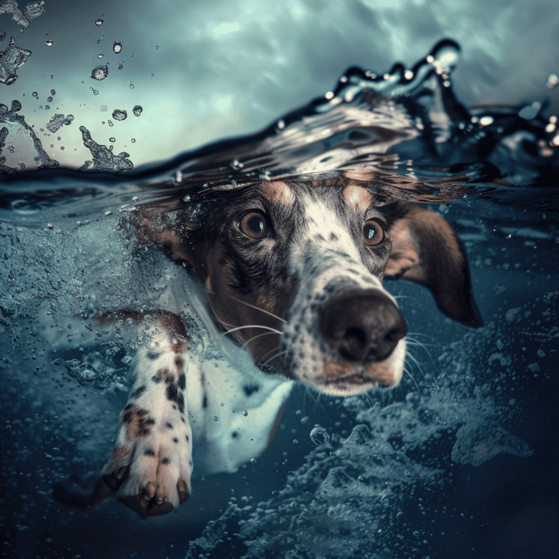 American Leopard Hounds are Excellent Swimmers
