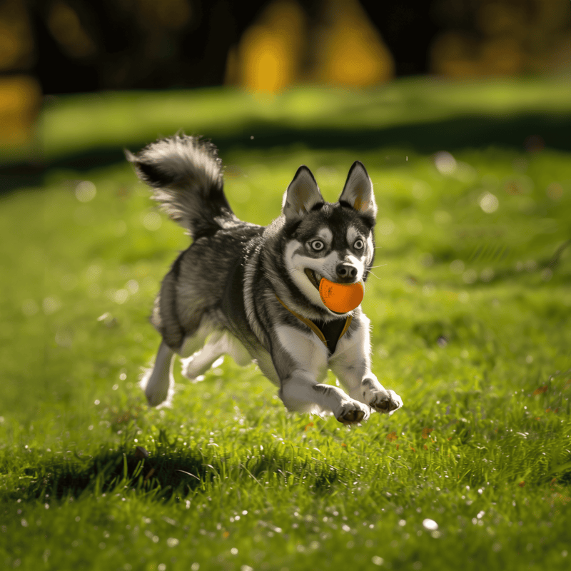 Adorable Siberian Husky puppy with striking blue eyes perfect for dog-loving households.