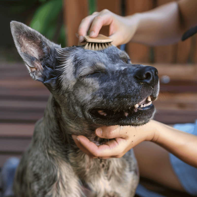 Australian Stumpy Tail Cattle Grooming