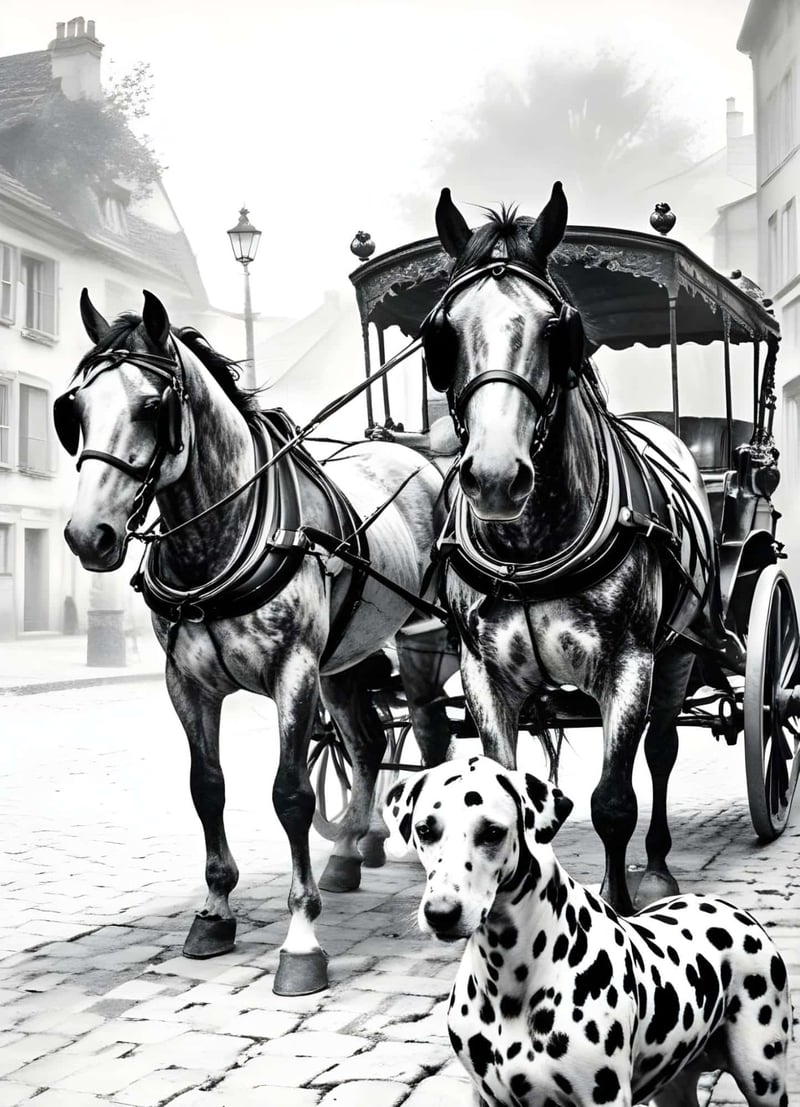 Dalmatian Fire Departments Used Them as Coach Dogs