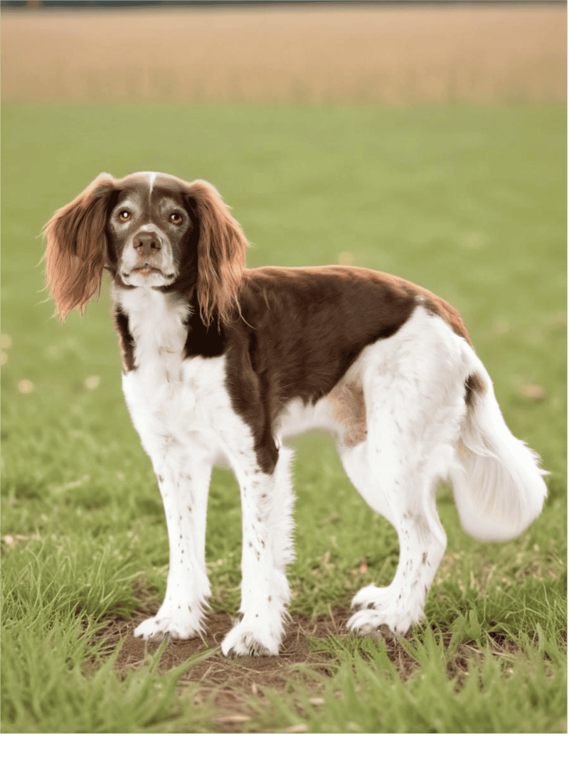 Adorable dog on green grass outdoor, friendly, playful, breed, pet photos.