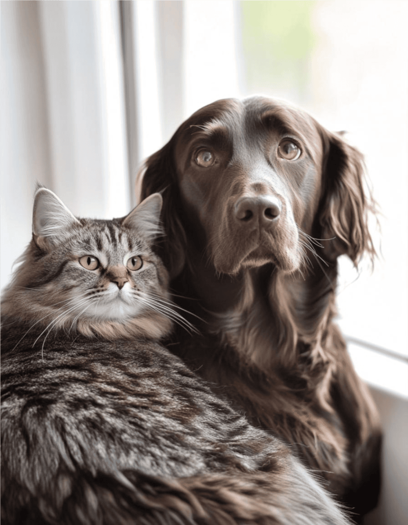 Dog and cat sitting services.