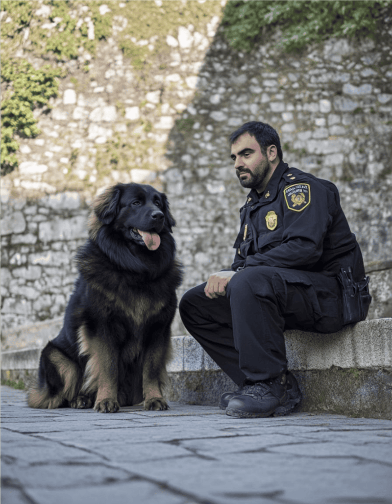 The Marine and Portuguese Police Use the Estrela Mountain Dog