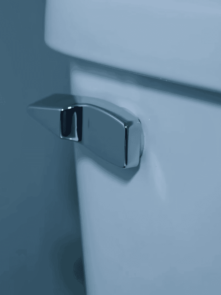 High-quality chrome door lock on appliance, secure and durable for household safety.