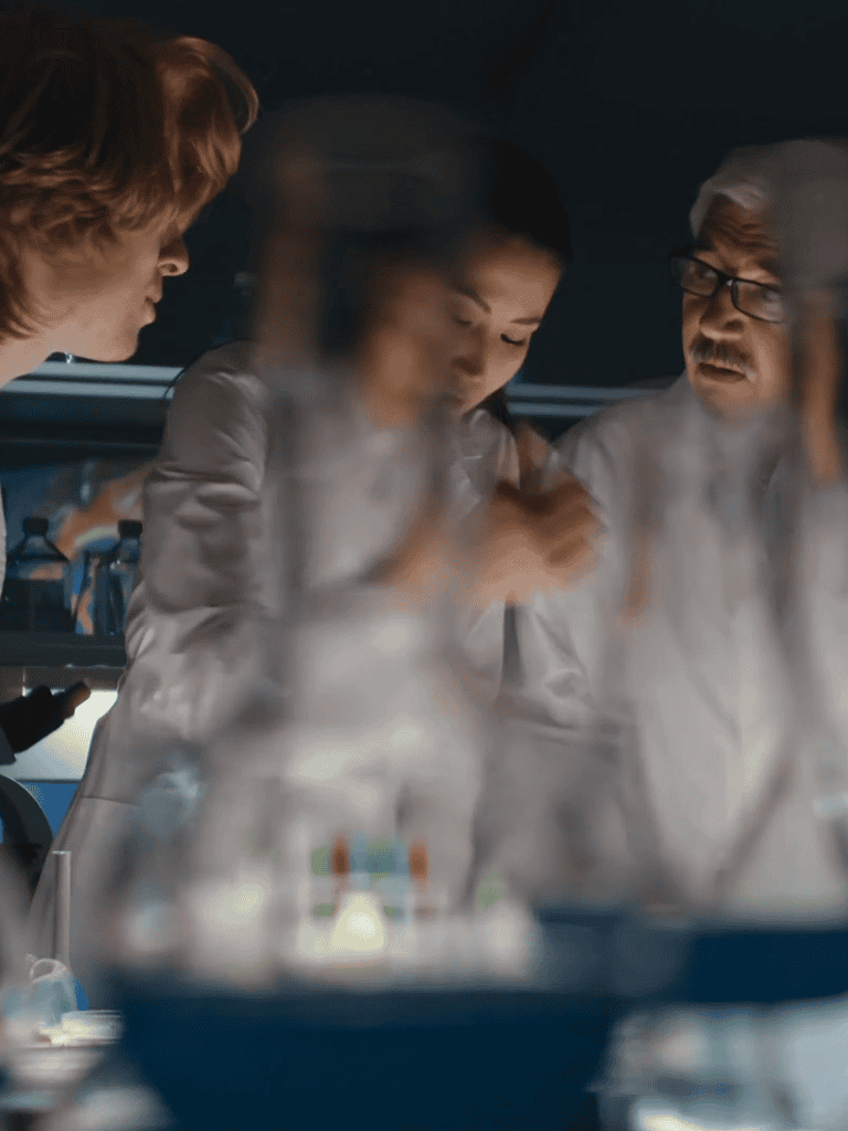 Scientists exploring advanced dog health solutions and technologies for better pet wellness.