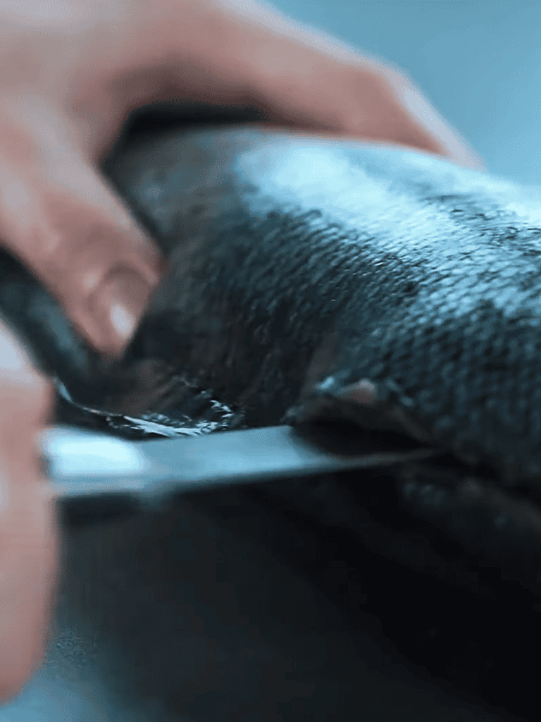 Hand stitching a shoe for repair and restoration.