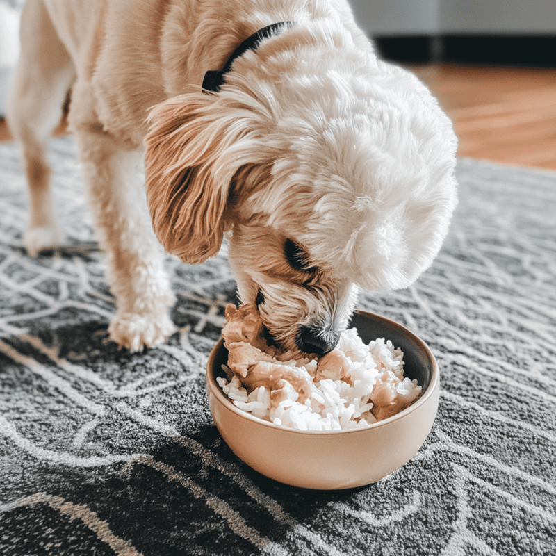 Healthy dog food feeding, nutritious meals for dogs, high-quality dog food, dog nutrition tips.
